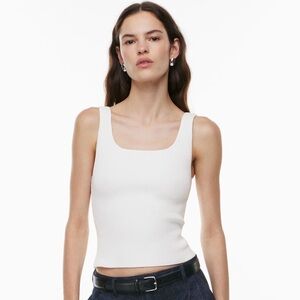 Aritzia Babaton Sculpt Knit Squareneck Tank